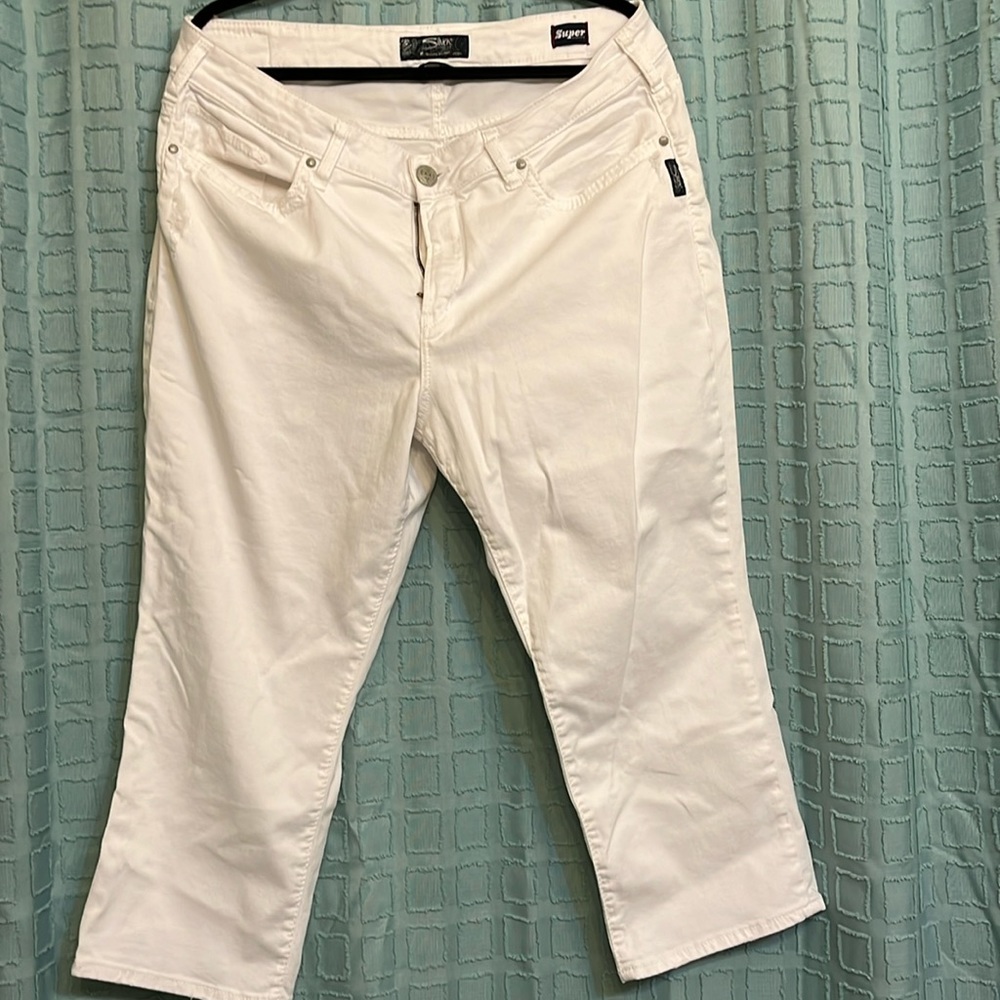 Silver capris